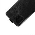 Miniatyrbillede 3 af 5: Vertikal Flip Crazy Horse Læderetui med Kortslot til Samsung Galaxy A41[D]