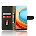 Miniatyrbilde 2 av 5: Lederetui for ZTE Blade A75 5G - Hudvennlig, Anti-Fall, Lommebok, Flipdeksel - Grønn