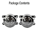 Miniatyrbilde 1 av 5: 2 stk Frontfanger Tåkelys H11 DC12V 55W Tåkelys for Suzuki SX4 for Swift for Grand Vitara for JIMNY for Alto