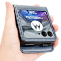 Miniatyrbillede 4 af 5: Til Motorola Razr 50 5G Wallet Case Stødsikkert Læder Telefon Cover[D] Multicolor Style E