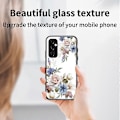 Miniatyrbild 3 av 5: För Samsung Galaxy A35 5G Härdat Glas Skal Ring Ställ Mobilskal [D] Multicolor White Flower Bush