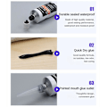 Miniatyrbillede 4 af 4: Bil Dæk Indertube Punktering Reparation Gummi Cement Auto Dæk Lap Lim [kk] 50ML