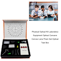 Miniatyrbild 3 av 5: Fysiskt optiskt kit, laboratorieutrustning, optisk konkav konvex lins, prismaset, optisk testlåda [D]
