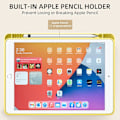 Pikkukuva 3 / 5: Kotelo, joka on yhteensopiva iPad 10.2 tuuman iPad 9./8. sukupolven ja iPad 7. sukupolven kanssa, jossa on kynäteline, suojakotelo pehmeällä TPU-takakannella, Ye[D]
