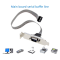 Miniatyrbillede 2 af 5: RS232 DB9 9-polet Com Port DB9-polet Seriell Kabel Stikkontakt Beslag Med 30 cm Kabel