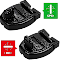 Miniatyrbild 4 av 5: Reparationssats för spabadlock - 8 set - Låsspårsersättningslås Clip Lock[D] black