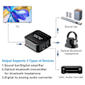 Miniatyrbilde 3 av 5: Digital Optisk Lyd 1X3 Splitter, Digital SPDIF TOSLINK Optisk Fiber Lyd Splitter, 1 inn 3 ut, f
