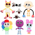 Miniatyrbilde 2 av 5: 30cm Dandy's World Plush Søt Dandy World Scrap Stuffet Horror Game Goob Pebble Plushie Myk Pute Dukke Kawaii Barnegave