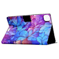 Miniatyrbild 4 av 5: Fodral i PU-läder med mönster för iPad Pro 11 (2018) / (2020) / iPad Air 11 (2024) / Air (2020) / (2022) Multicolor Petal