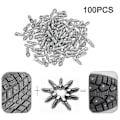 Miniatyrbilde 3 av 5: 200 stk 9 mm Dekkpigger Karbid Skruepigger Antislipp Anti-is For Bil/SUV/ATV/UTV Med Monteringsverktøy Dekkpigger