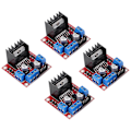 Miniatyrbilde 1 av 5: 4 stk L298n Motor Driver Controller Board Modul DC Dobbel H-bro For Smart Car Power R3