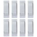 Miniatyrbild 1 av 5: 8-pack Containerluftventil, minskar värme och fuktighet för lastcontainers Flödesventilationskit Light Gray
