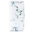 Miniatyrbild 2 av 4: Marmorläder Telefonfodral För OnePlus 13 White Marble