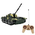 Miniatyrbild 1 av 4: Fjärrstyrd Tank 1/32 Armétank Leksaker för Pojkar Fjärrstyrda Fordon med Ljud Ljus Fjärrkontroll