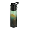 Pikkukuva 1 / 5: 650 ml Gradient Matte Spray Kätevä Vesipullo Kannettava Suuri Urheilukuppi Ulkoiluun [D] Black 650ml