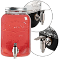 Miniatyrbilde 3 av 5: Drikkedispenser erstatningskran i rustfritt stål, trykk-stil, 2-pakning silver