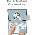Miniatyrbillede 3 af 5: Galaxy Tab S6 Lite 10,4 tommer 2020 Model Sm-p610 Sm-p615 Tastatur Etui Med Touchpad Sød Rund Nøgle Farve Tastatur Aftagelig Bluetooth Touch Tastatur