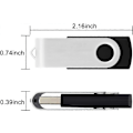 Miniatyrbild 4 av 5: 32GB USB-minnen Stick  Bulk  Flash Drive USB 2.0 Minnestick Swivel Jump Zip Drives