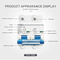 Miniatyrbild 4 av 5: 2p 80a 100a 125a DC MCB 600V Strömbrytare för PV-system C Kurva[D] 100A
