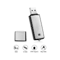 Miniatyrbilde 2 av 5: 16 GB USB Stemmeopptaker USB Flash Drive Oppladbar Digital Stemme Audioopptaker For PC Møte Int