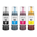 Miniatyrbilde 1 av 3: Sett med 4 blekkflasker 70ml for å erstatte Epson 103 Kompatibel/ikke-OEM fra Go Inks GuanGuan