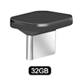 Miniatyrbild 5 av 5: 64GB Mini USB Flash Drive Minnestick Stabil Snabb Överföring Bilstil U-Disk Plug and Play för