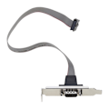 Miniatyrbillede 3 af 5: RS232 DB9 9-polet Com Port DB9-polet Seriell Kabel Stikkontakt Beslag Med 30 cm Kabel