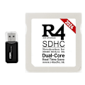 Pikkukuva 1 / 5: 2024 R4 -kortti R4 SDHC -sovitin Flash-kortti USB-sovittimella 2DS XL/LL DSL -pelikortin polttokortille C[D] White