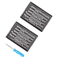 Miniatyrbilde 1 av 5: Profesjonelt Oppladbart Batteri + Verktøy for 3ds Ll/xl 3dsll 3dsxl 1 set of 2