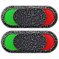 Pikkukuva 2 / 4: 2 kpl WC:n oven vapaa/varattu -kyltti Kestävä WC-kyltti Paras [D] As Shown 10X4X0.8CM