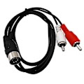 Miniatyrbillede 3 af 4: 7-polet DIN Han Public til 2 RCA Lotus Han Hun Stik Gammeldags B&O TV Udstyr Adapterkabel 50cm 150cm 5ft 1.5m Tw 7pin-RCA Female 1M