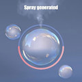 Miniatyrbillede 4 af 4: Elastisk Smog Boblemaskine Bobleblæser Sundt Smog Boblelegetøj til Børn[D] Pink Magic Wand