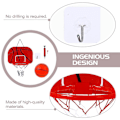 Miniatyrbild 3 av 5: 1 Set Hängande Basketbollskorg Set Med Mini Basketboll För Hem Kontor Sovrum
