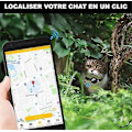 Miniatyrbillede 3 af 5: Kattehalsbånd + Tracker (Bluetooth-lokalisering) Apple iOS/Android/Halsbånd OGSÅ Kompatibel med Apple Airtag, Anti-Kvælningshalsbånd til Killinger,[D]
