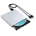 Miniatyrbillede 2 af 4: USB Ekstern CD-RW Brænder DVD/CD Læser Afspiller Optisk Drev Til Bærbar