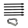 Miniatyrbilde 1 av 5: S-Pen Nibberstatning Stylusspisser for Tab S6 S7 S7+ for Note 10 20 Svart