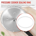 Miniatyrbild 4 av 5: 24 cm Innerdiameter Gummi Tryckkokare Packning Tätningsring[D] White