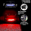 Miniatyrbilde 5 av 5: 2x LED Skateboardlys Longboardlys Skateboardlys Passer til alle Longboards Sykler Scootere