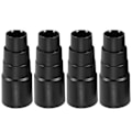 Miniatyrbillede 1 af 5: 4 stk. Vakuumslange Adapter, Universal Vakuumslange Reducer Slange Adapter til Vakuumslange Slangeforbindelse black