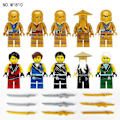 Miniatyrbillede 3 af 5: Ninja 1613 byggeklodser minifigur små dele My vs. Python gavelegetøj dukkefører verden figur
