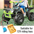 Pikkukuva 5 / 5: Power Wheels -adapteri 20 V:n akulle johtosarjaliittimellä Peg-Peregoon, 12AWG-johto 40 A:n sulakkeella [D]