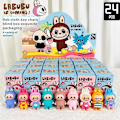 Miniatyrbild 2 av 5: Rabu Blind Box Nyckelring 12/24st Kawaii Rabu Tecknade Figurer Mystisk Låda Rumsdekorationer Flicka Leksak Skolväska Hänge Gåva(D) color Blind Box 12pcs