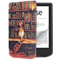 Miniatyrbild 2 av 5: Läderfodral för PocketBook Verse Pro E-läsare med automatisk sömn/vakna