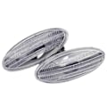Miniatyrbilde 4 av 5: Sidemarkerlys Fenderlys Repeaterlampe Blinklys for Nissan Square Juke Leaf Note Micra M As shown