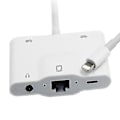 Miniatyrbild 2 av 4: Lightning till Rj45 Ethernet Lan Wired Network Adapter 5 i 1 Usb Otg Lan Rj45 Ethernet 3,5 mm High Speed Converter