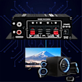 Miniatyrbild 2 av 5: -270 HIFI-förstärkare 2.0-kanals Hemförstärkare Bas- & Diskantjustering Stereo Audio Hemmabio Ljudsystem DC12V EU-kontakt