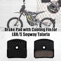 Miniatyrbillede 5 af 5: Skivebremseklodser til Shimano H03C H03A SurRon Light Bee X/S Segway X160 X260 Talaria Sting MX3 MX4[D] Black