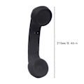 Pikkukuva 2 / 5: Langaton Retro Puhelinkuuloke Bluetooth-yhteensopiva 2.0 Säteilyturvallinen Puheluiden Vastaanotin Mukava Mobiilipuhelu [D] Black