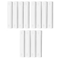 Miniatyrbillede 1 af 5: Magneter til Fluenet, Pakke med 12 Fluenet, Vinduer, Magnetiske Strimler, Magnetisk Klips, Magnetisk Lukning til Fluenet [kk] White