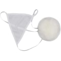 Miniatyrbild 1 av 5: Kaise Sexiga stringtrosor för kvinnor Söt kaninsvans G-string Pälsboll Bikini T-rygg Cosplay Underkläder Party Kostymgåva[D] White